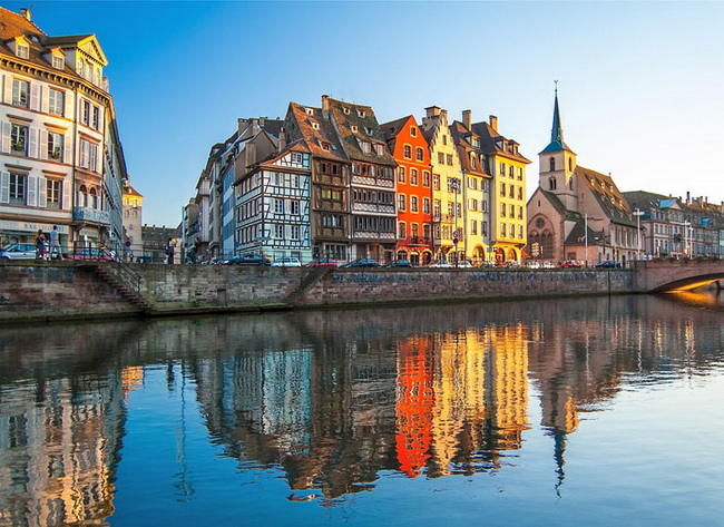 Самые романтические места Европы для отпуска. Страсбург, Эльзас, Франция