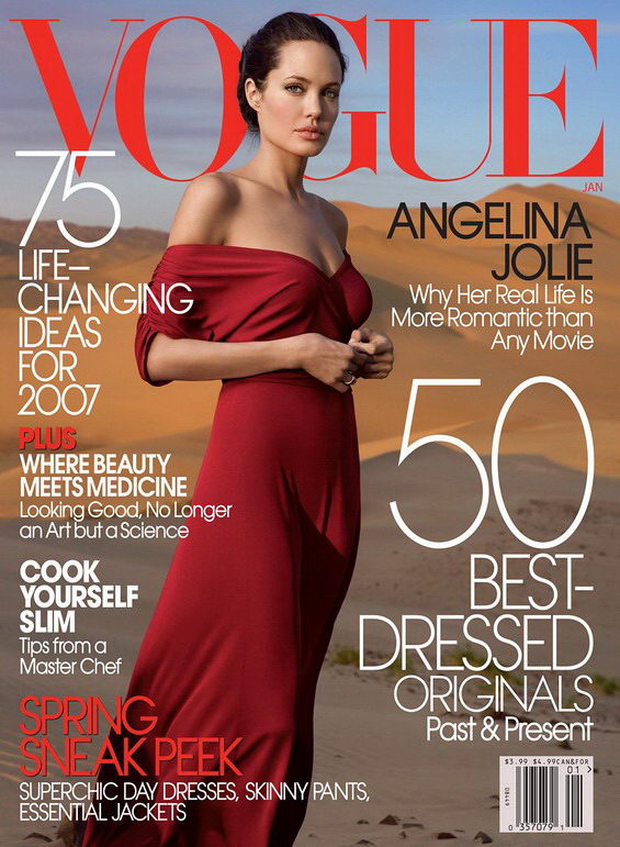 Анджеліна Джолі у п&#39;яти фотосесіях для журналу &quot;Vogue&quot;