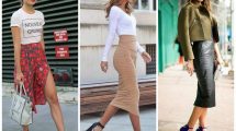 25 стильных способов носить юбку миди этой весной