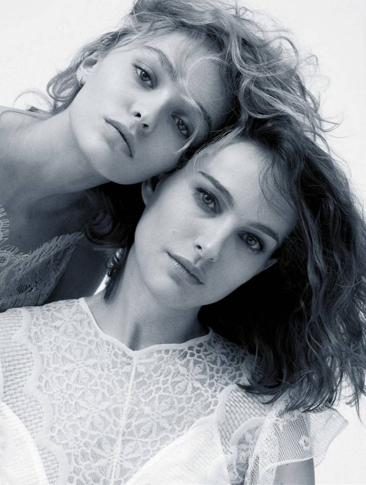 Натали Портман и Лили-Роуз Депп в фотосессии для Madame Figaro
