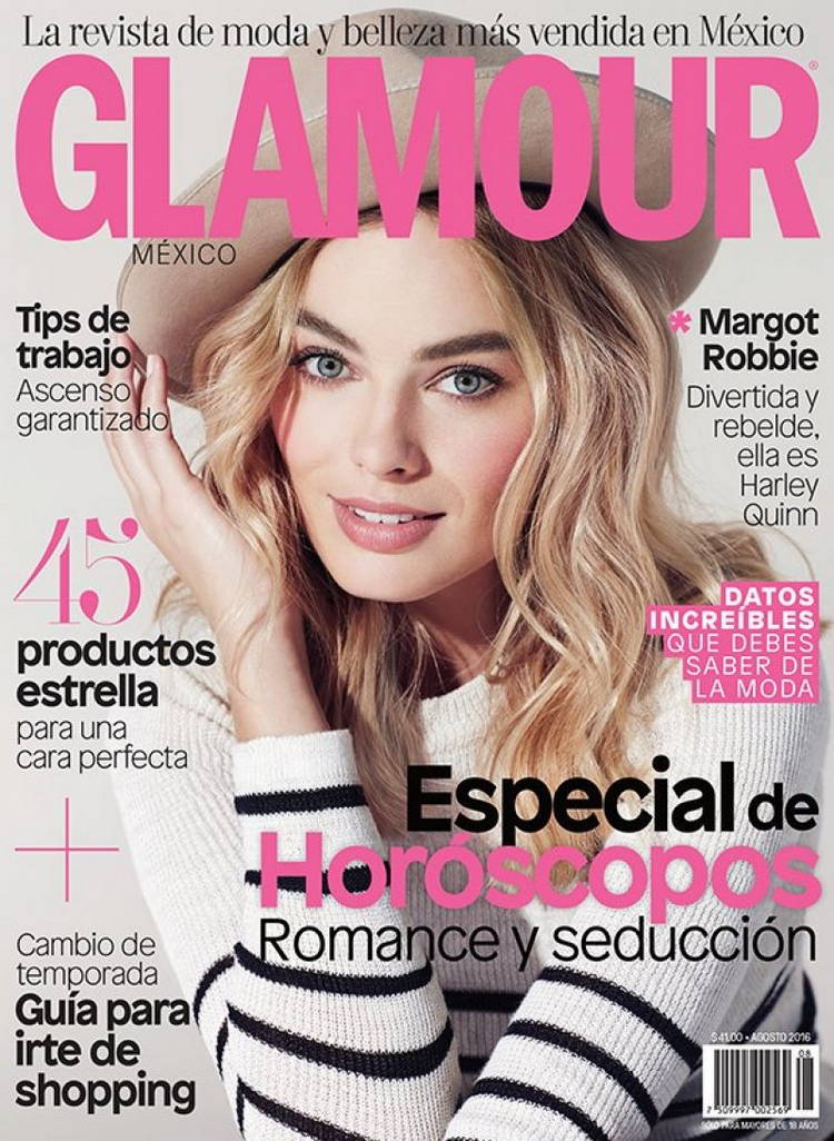 Марго Робби в фотосессии для журнала Glamour Mexico (Август 2016)