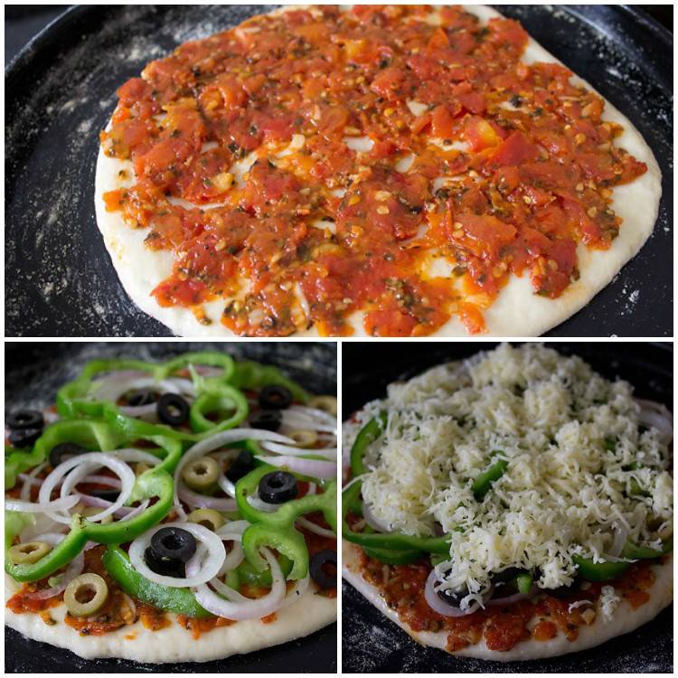 Итальянская вегетарианская пицца: пошаговый рецепт с фото