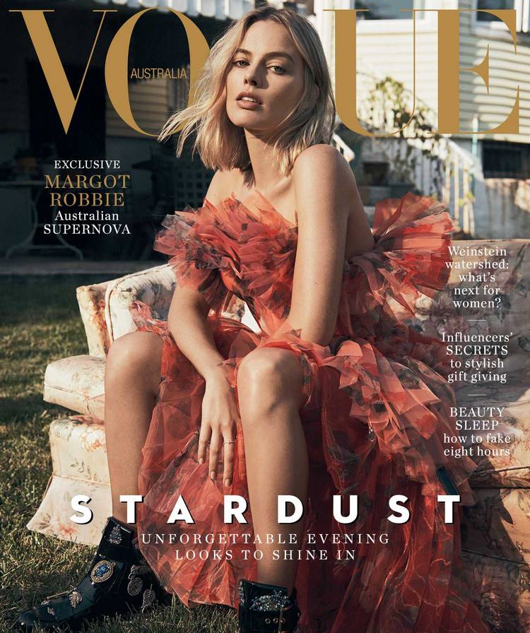 Марго Робби снялась в фотосессии для журнала Vogue Australia (Декабрь 2017)