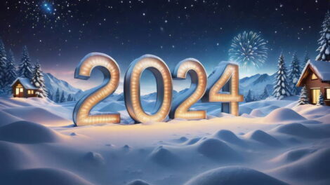 Вітання з Новим роком 2024 року