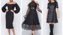 Новорічний Total Black look - стильна розкіш