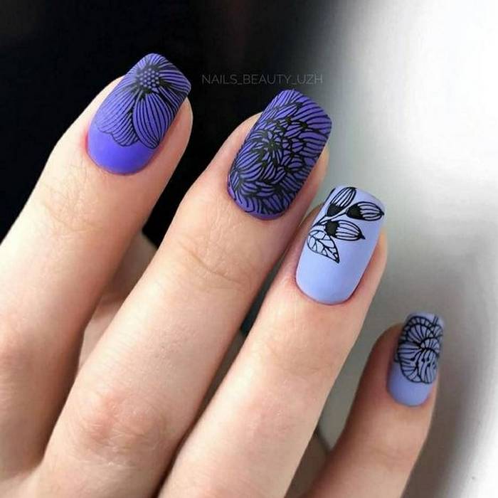 Весенний дизайн ногтей с цветами